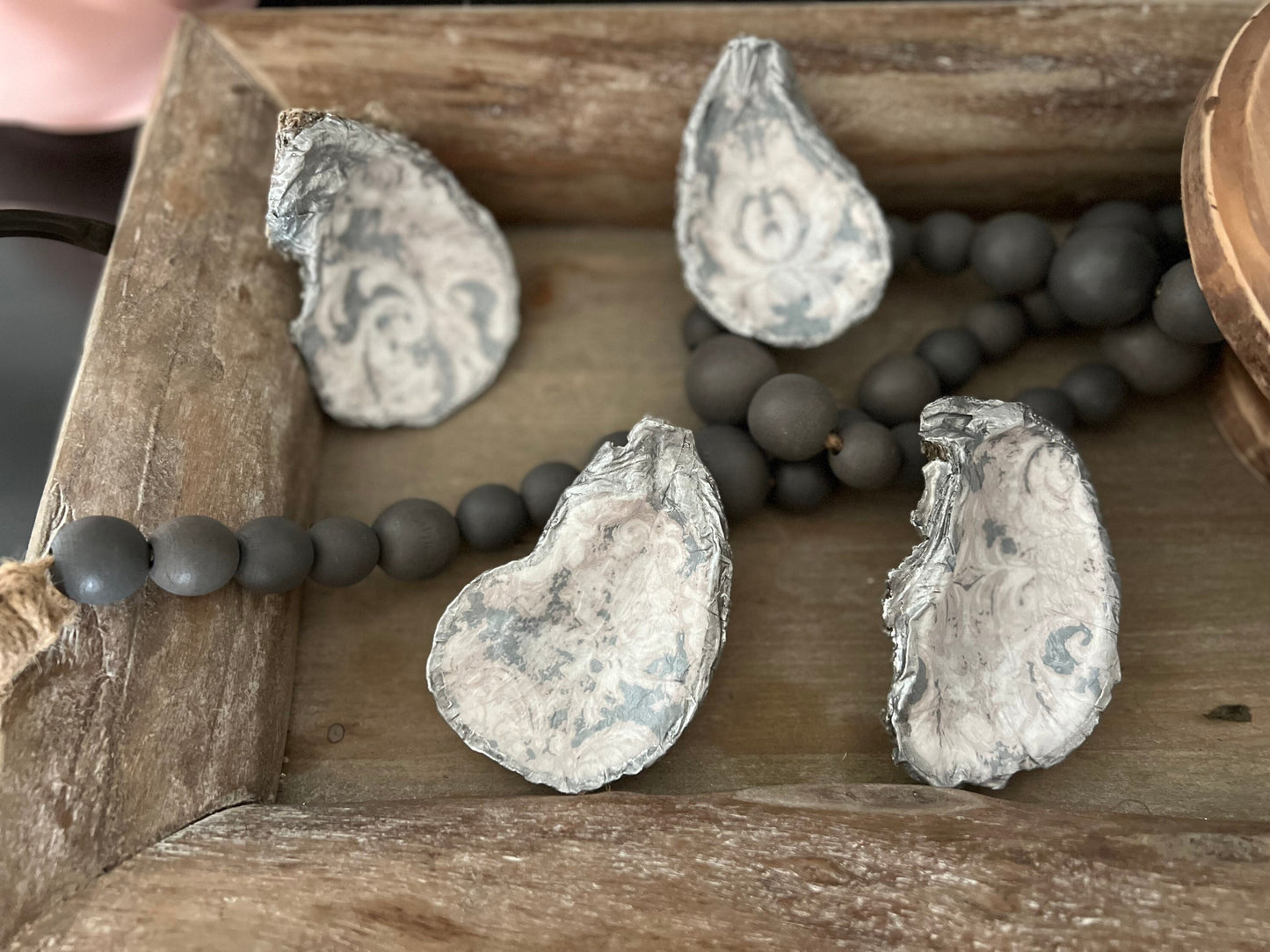 Oyster trinket dish/jewelry tray