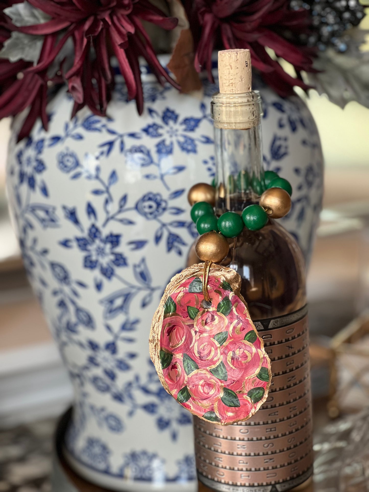 Hand painted bottle charms