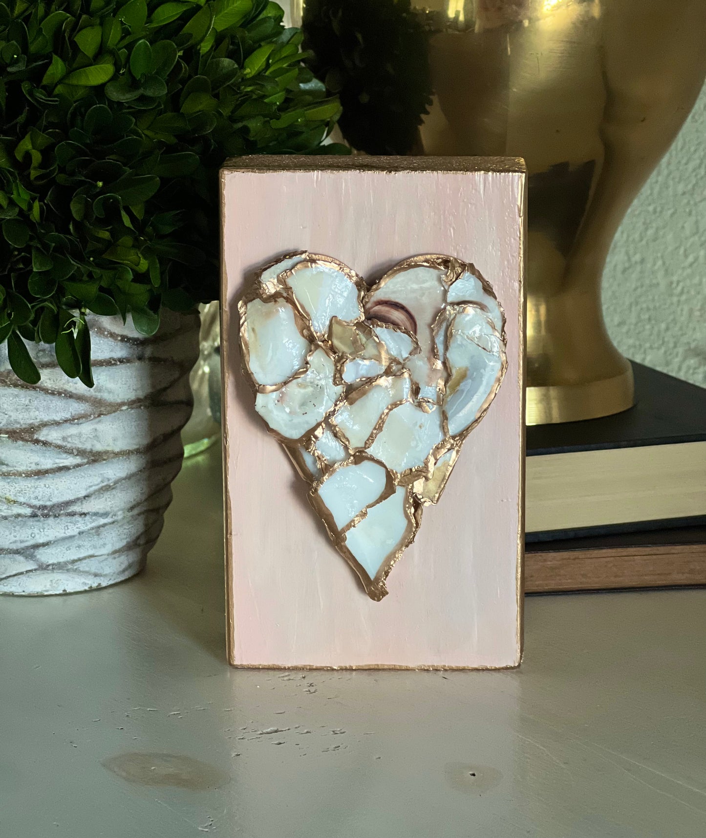 Crushed oyster heart block