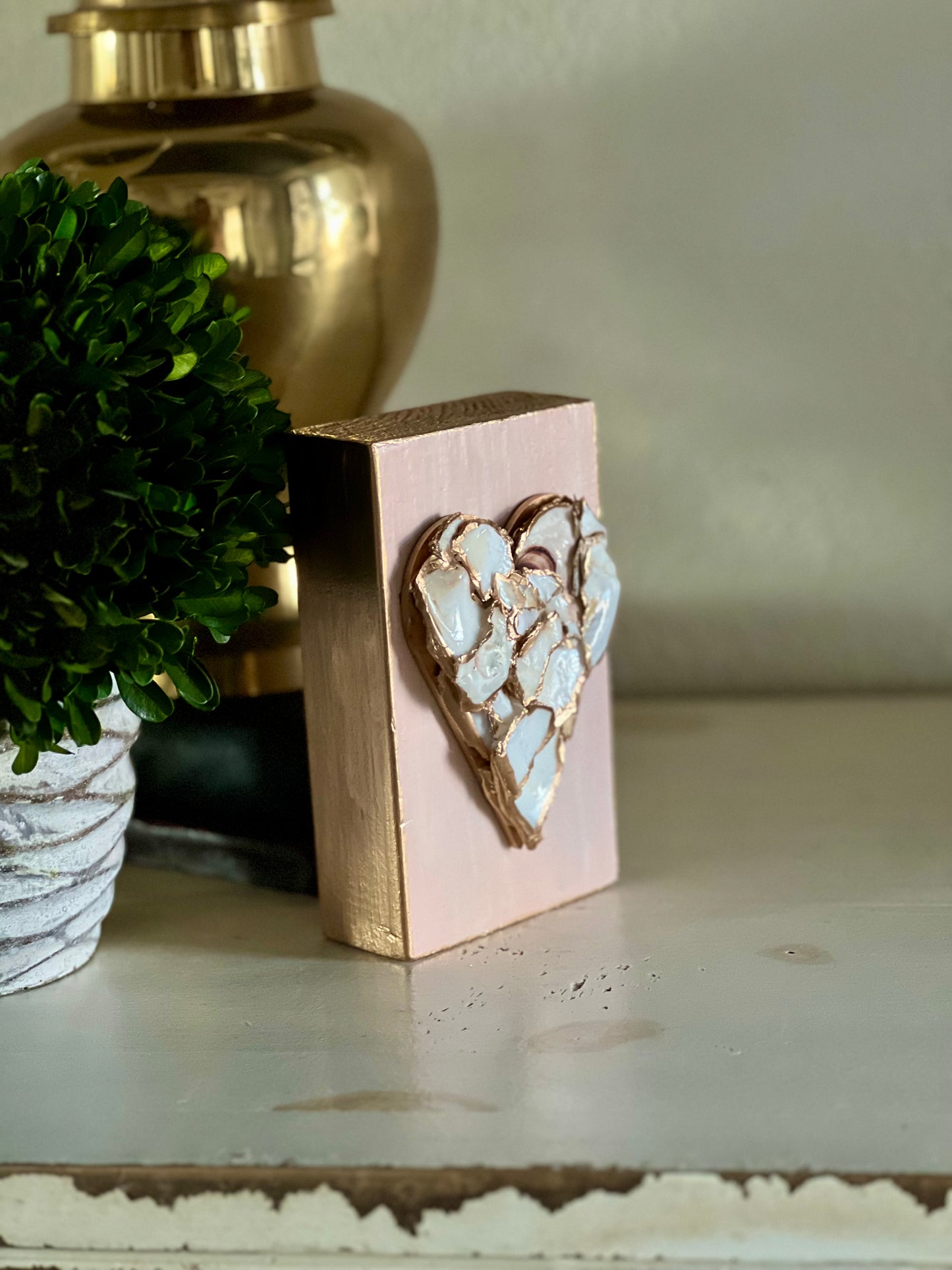 Crushed oyster heart block
