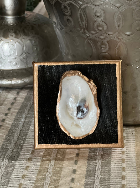 Oyster shell canvas painting