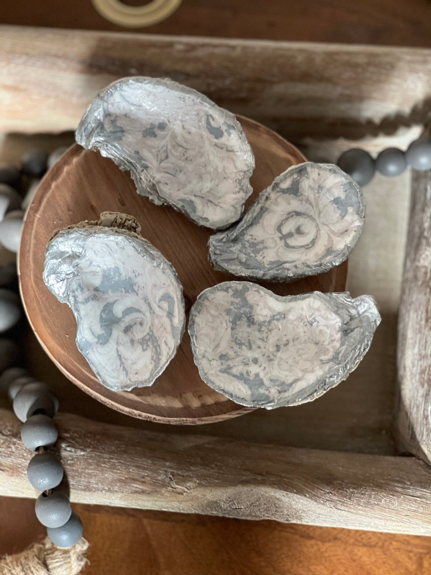 Oyster trinket dish/jewelry tray