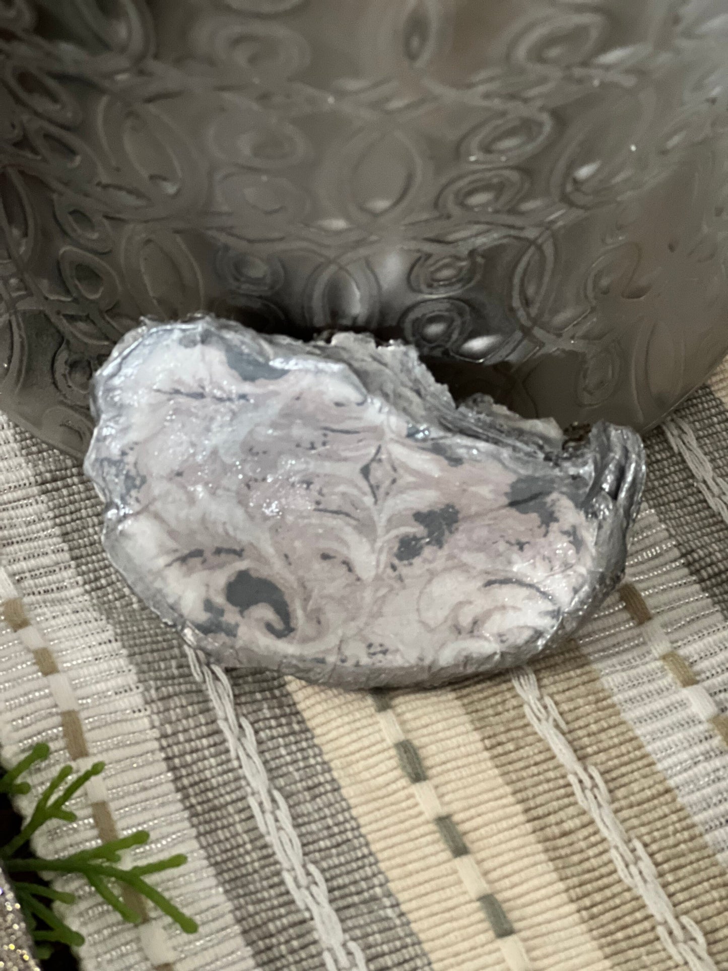 Oyster trinket dish/jewelry tray