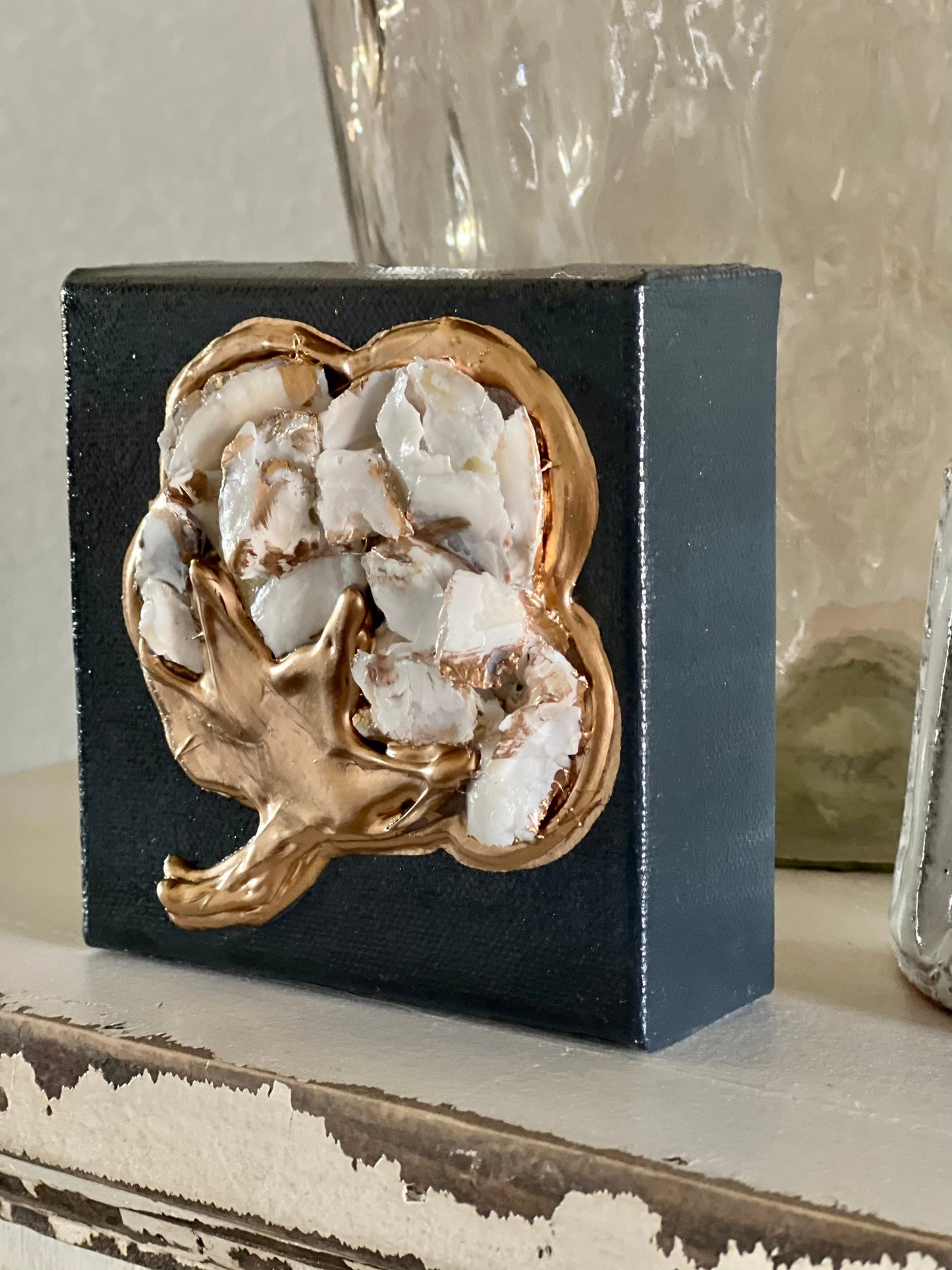 crushed oyster art