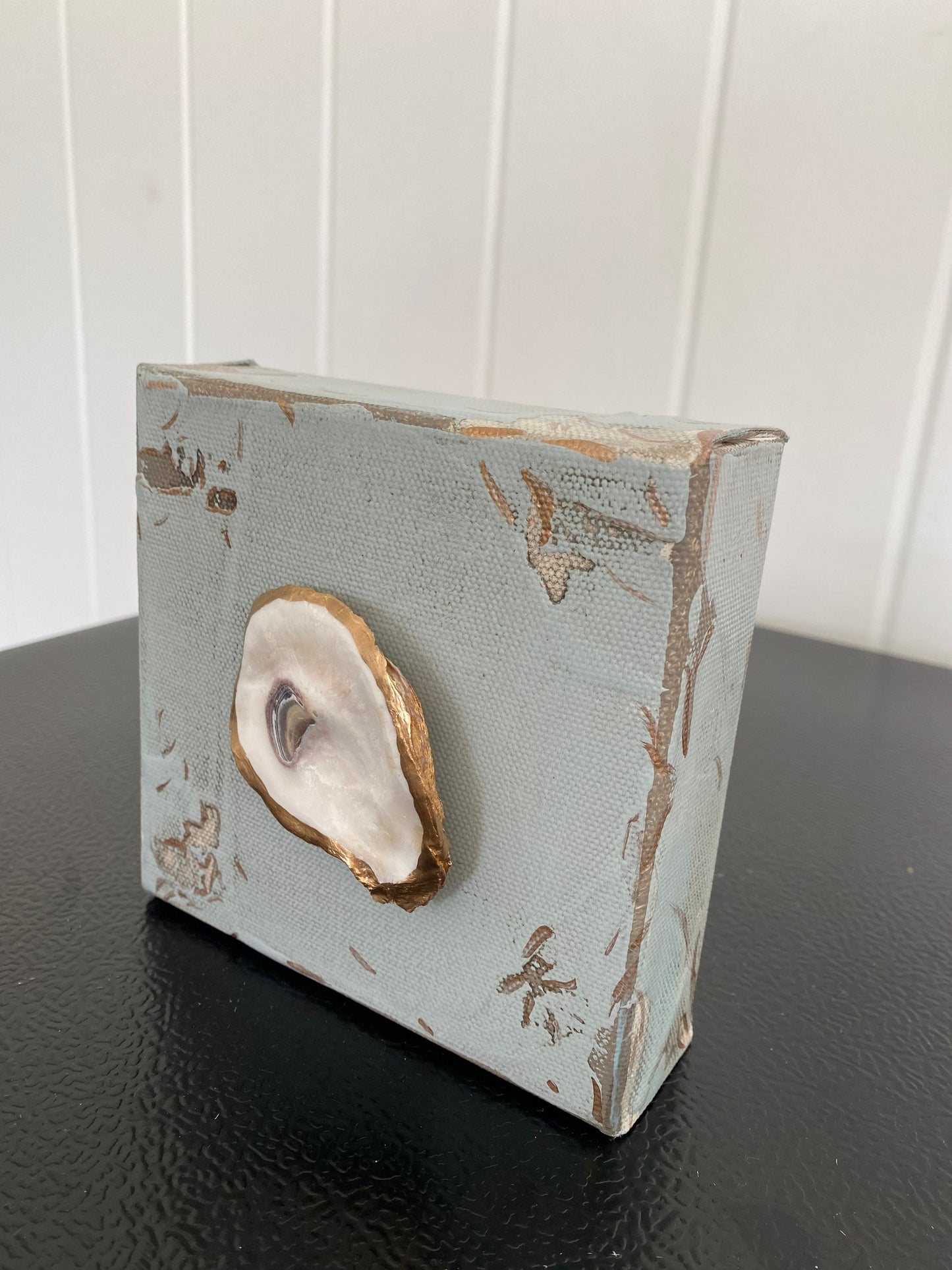 Oyster shell canvas painting