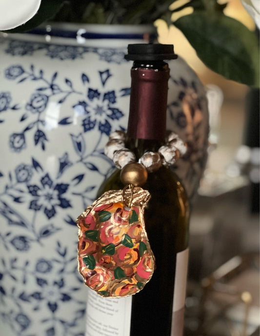 Hand painted bottle charms