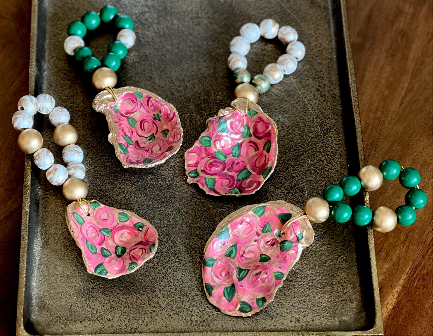 Hand painted bottle charms