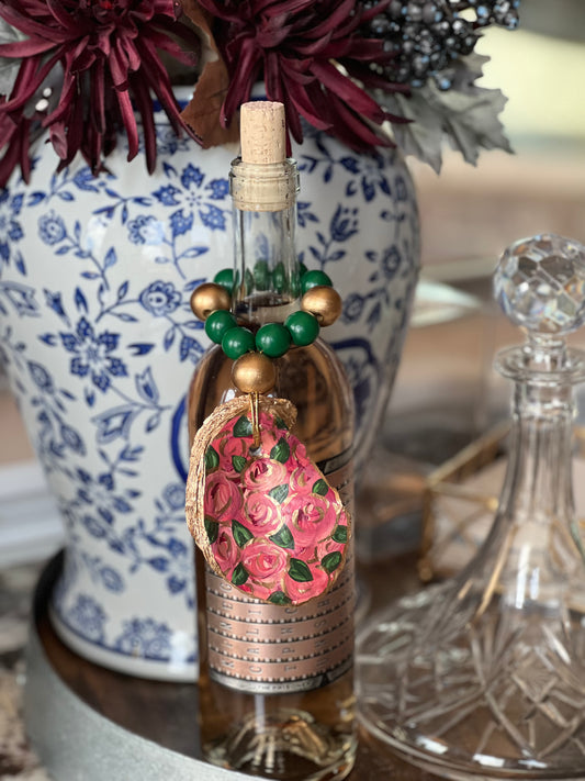 Hand painted bottle charms