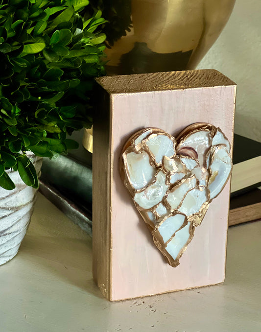 Crushed oyster heart block